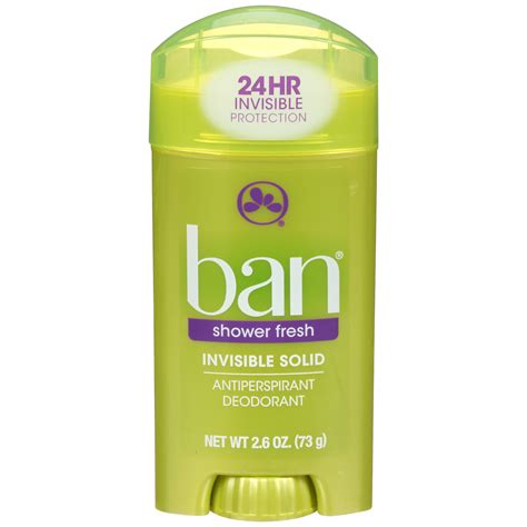 Ban Invisible Solid Antiperspirant Deodorant Shower Fresh 26 Ounce