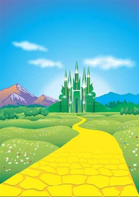 Emerald City Vector Illustration Emerald City Theme The Wonderful