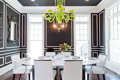 How To Use Black To Create A Stunning Refined Dining Room
