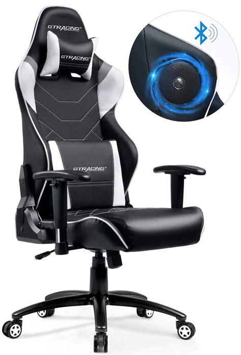 Furniture Gtracing Music Gaming Chair With Bluetooth Speaker Patented