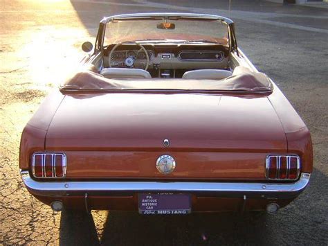 Emberglo Orange 1966 Ford Mustang Sprint Convertible Mustangattitude