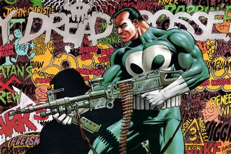 Marvel Comics Of The S Punisher Pinup By Mike Zeck
