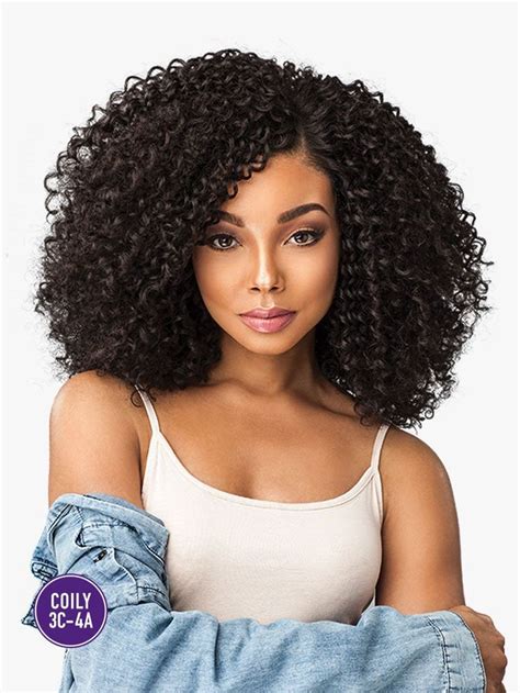 sensationnel curls kinks and co coily 3c 4a empress lace edge wig rule breaker natural hair