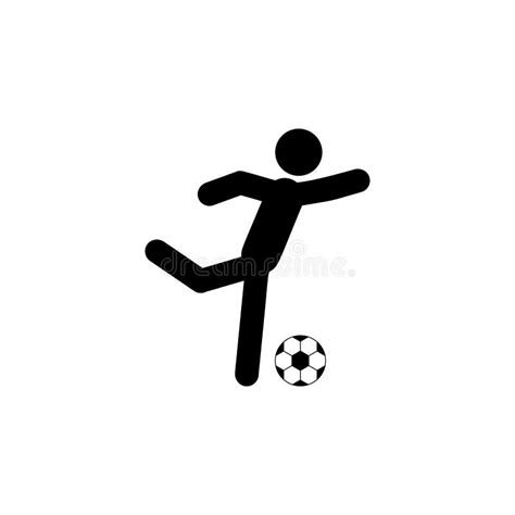 Kick Icon Element Of Soccer Icon For Mobile Concept And Web Apps