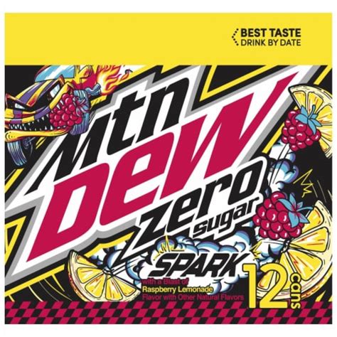 Mountain Dew Spark Raspberry Lemonade Soda Cans Cans Fl Oz