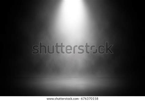 Abstract Spotlight White Stage Design Background Stock Illustration