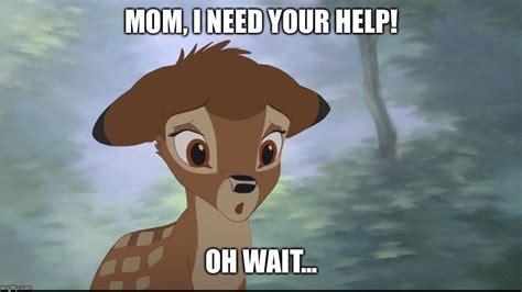 Bambi Mom Death Meme Funny Memes