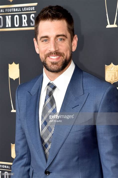 Player Aaron Rodgers Attends The Nfl Honors At University Of Aaron
