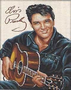 Please note this is a cross stitch pattern only. elvis presley plastic canvas/ cross stitch patterns ...