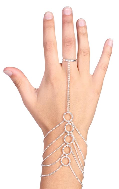 Chain Ring Bracelet Ring Bracelet Chain Ring Bracelet