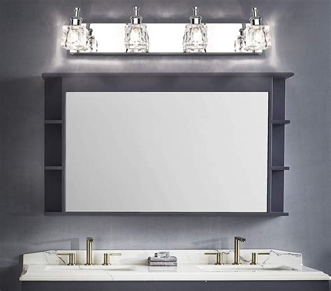 SOLFART Dimmable Bathroom Vanity Lights Fixtures Over Mirror Modern Led