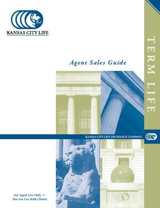 Kansas city life insurance company offers a variety of insurance products via an agency force as well as a wholly owned broker/dealer subsidiary. Term Life Agent Sales Guide by Kansas City Life Insurance Company - Issuu