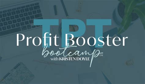 Join The Tpt Profit Booster Bootcamp Profit Booster Bootcamp