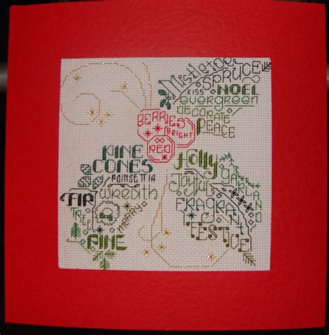 pin by cherry tree cards and crafts on handmade cross stitch cards christmas cross stitch
