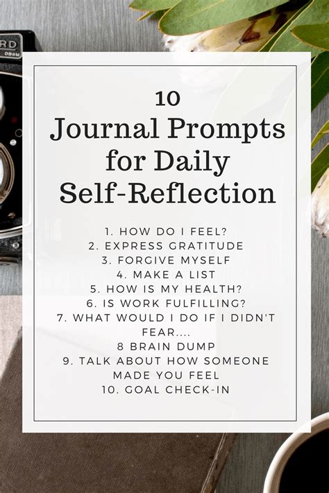 About teaching does not necessarily involve critical reflection, since teachers. How to Journal Daily | 10 Prompts for Self-Reflection - A ...