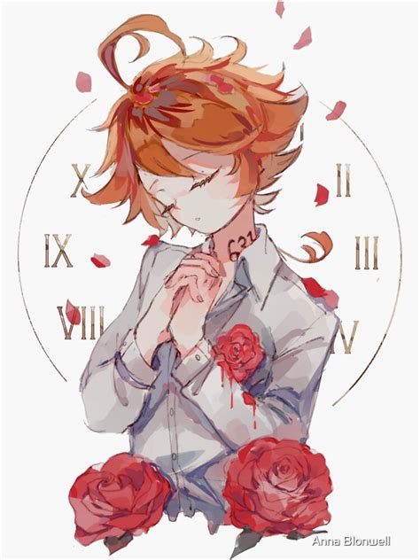 The Promised Neverland Cute Emma Fanart Sticker For Sale By