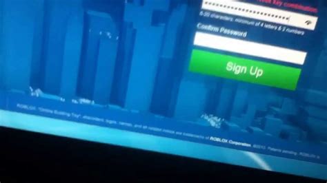 Roblox Sign Up Steps Youtube