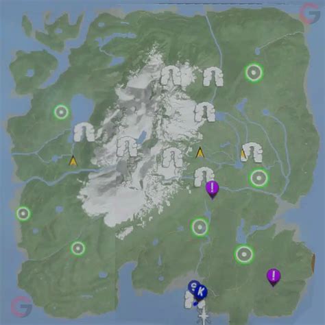 Sons Of The Forest Full Map Map Size Spawns And Locations