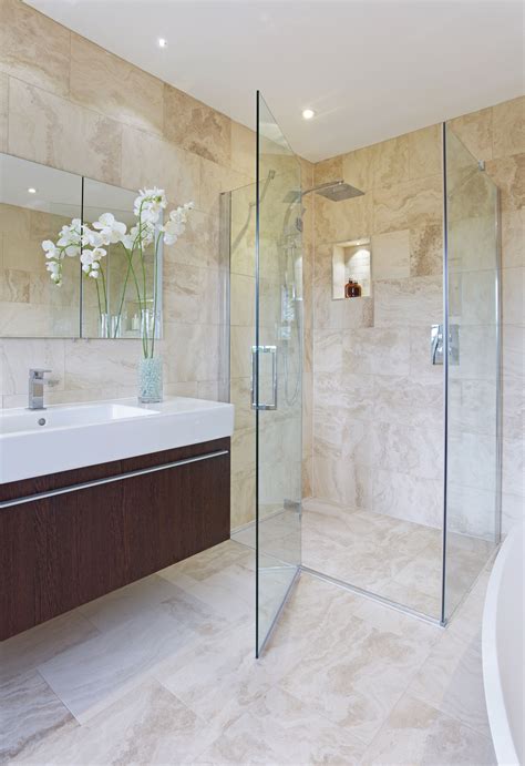 Luxury Shower Curbless Shower Design Modern Luxury Interior Modern