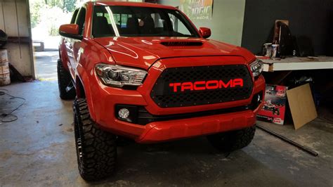 Db Customz 2016 2018 Tacoma Drop In Grille Insert “trd” Style With Led