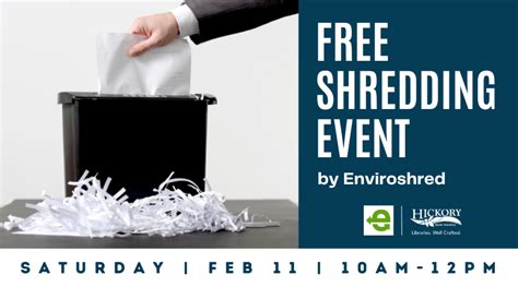 Shred Event With Enviroshred City Of Hickory