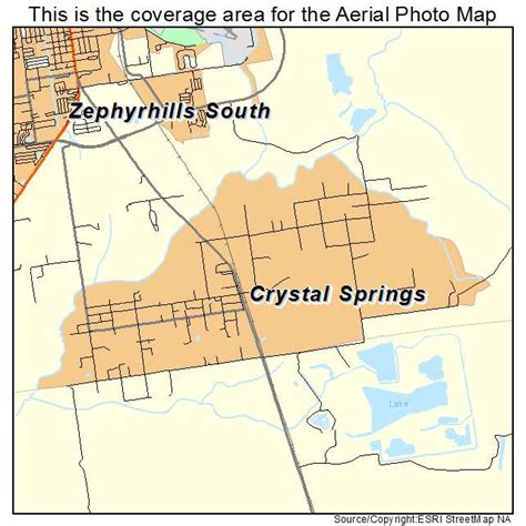 Aerial Photography Map Of Crystal Springs Fl Florida