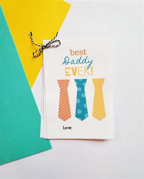 Best Dad Ever Card Booklet Fathers Day Or Birthday Etsy