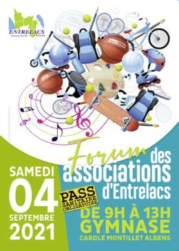 Forum des associations – Commune d'Entrelacs