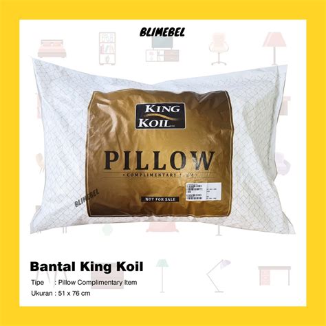 Harga murah di lapak joeragan bantal. HIGH DEMAND Bantal King Koil Silikon / Silicon Kingkoil ...