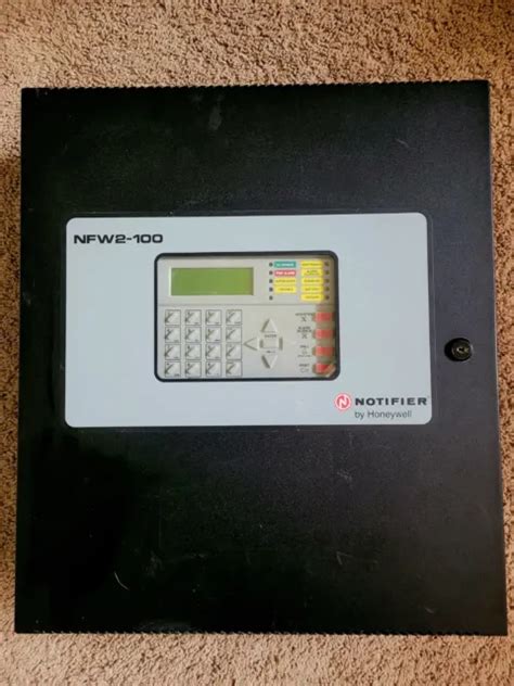 Notifier Nfw Point Addressable Fire Alarm Control Panel And