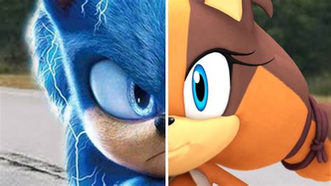 Sonic Vs Sticks Sonic Boom Sonic The Hedgehog Movie Choose Your