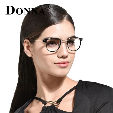 Donna Tr90 Women Prescription Glasses Lenses Retro Optical Brand Myopia Designer Clear Spectacle