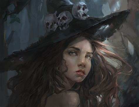 Witch Girl Wallpapers Top Free Witch Girl Backgrounds Wallpaperaccess