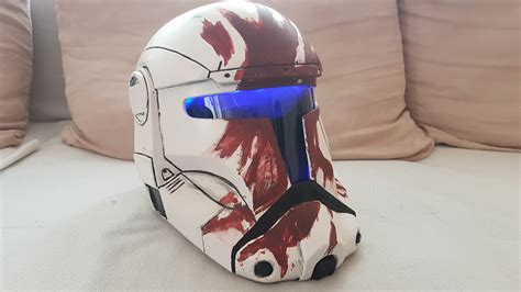 3d Printed Helmet From Star Wars Republic Commando Is
