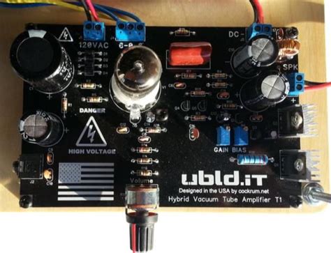 Hybrid Vacuum Tube Audio Amplifier Ubldit Truerng And Electronic Kits