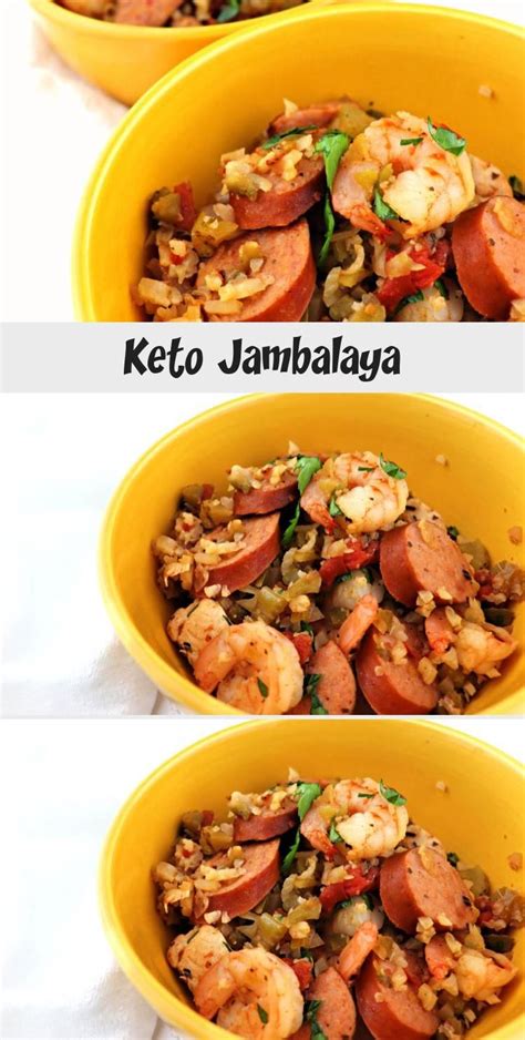 This rustic stew is perfect for the colder months. Keto Jambalaya - DIET in 2020 | One pot meals, Easy one ...