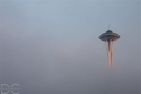 Space Needle In Fog 1 David Chen Flickr