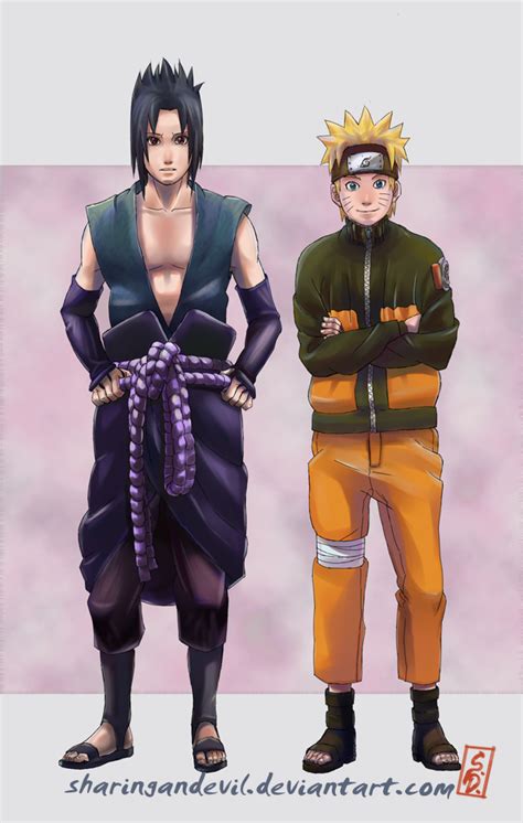 Sasuke And Naruto By Sharingandevil On Deviantart