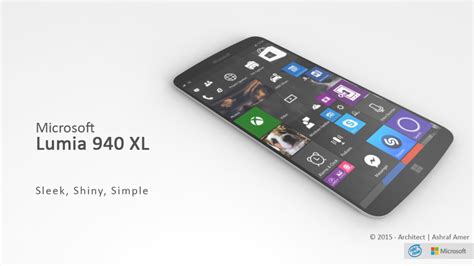 Microsoft Lumia 940 Xl Gets A Very Fresh Vision And Design From Ashraf