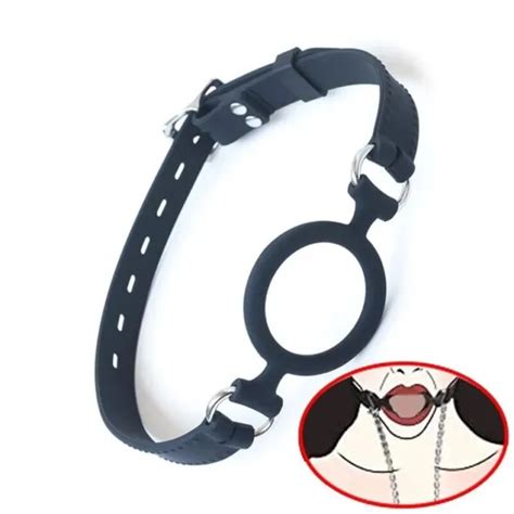 open mouth bondage spider gag o ring oral fixation deep throat sm slave cosplay 9 99 picclick