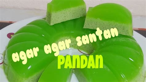 Gula pasir 300 gram garam 1 sdt ( sendok teh ) santan kental 400 ml ( mili liter ) air 1200 ml ( mili liter ) agar agar swa. Ibu Masak Agar Agar Santan Pandan - YouTube