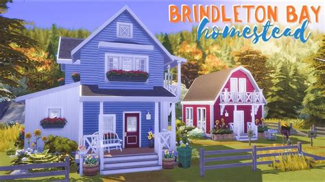 Brindleton Bay Homestead 👨‍🌾🍅 Sims 4 Speed Build Youtube
