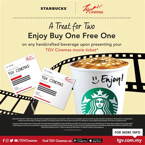 Tgv aeon bukit tinggi showtimes and ticket price. Starbucks BUY 1 FREE 1 - WINRAYLAND