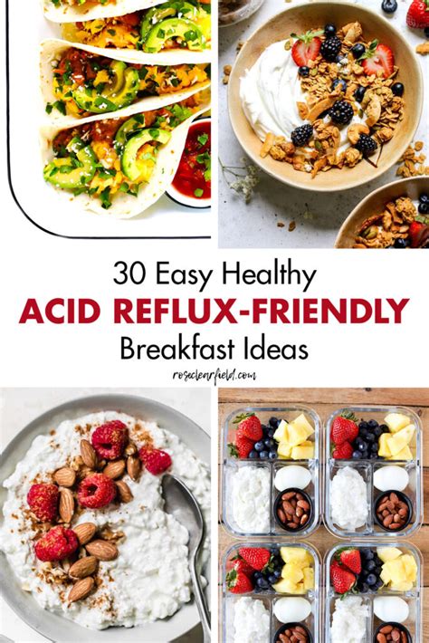 Acid Reflux Friendly Breakfast Ideas Rose Clearfield