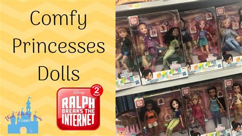 Ralph Breaks The Internet Comfy Princesses Dolls Youtube