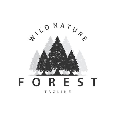 Premium Vector Forest Logo Jungle Adventure Simple Design Vector