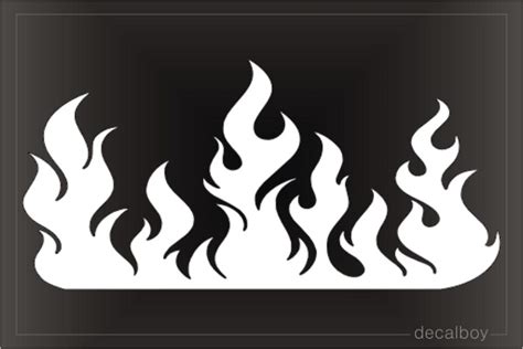 Flames Decals Stickers Page Decalboy