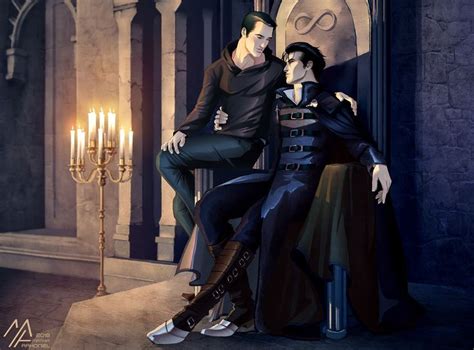 Vampire King Daemon And His Fledglinglover Julian From Ever Dark