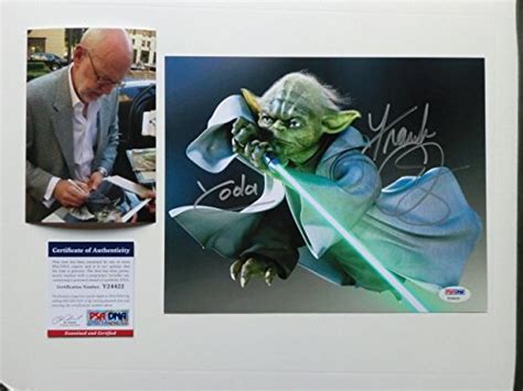 Frank Oz Hot Signed Yoda Star Wars 8x10 Photo Rare Psadna Cert Proof