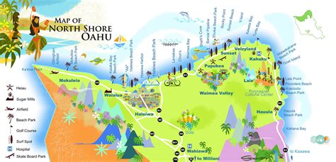Map Of Oahu Tourist Attractions